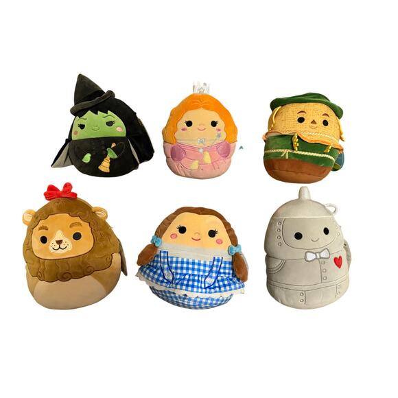 NWT Wizard of Oz lot of Squashmallow set of 6 Dorothy Christmas gift for fans - Picture 4 of 14